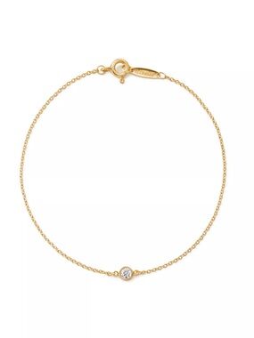 Tiffany & Co. Elsa Peretti® Diamonds by the Yard® Single Diamond Bracelet Gold